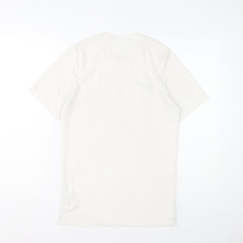 Nike Men's White Dri-Fit Athletic T-Shirt Size S Moisture Wicking