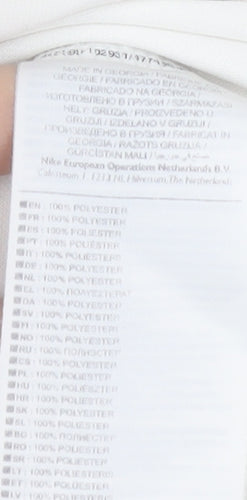 Nike Men's White Dri-Fit Athletic T-Shirt Size S Moisture Wicking