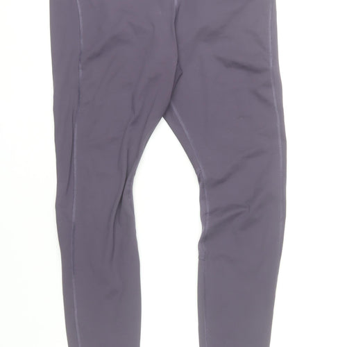Nike Women's Purple Dri-FIT Leggings Size S Breathable Stretch Running Trousers