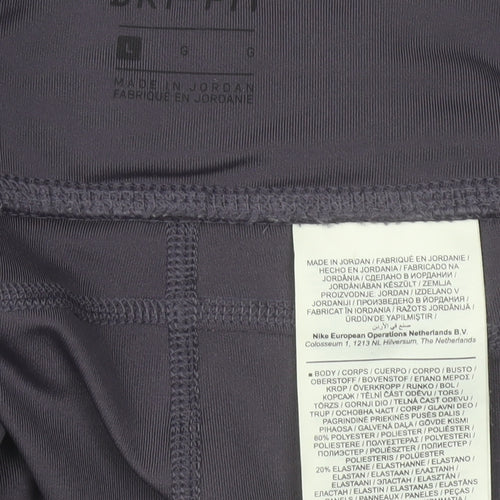 Nike Women's Purple Dri-FIT Leggings Size S Breathable Stretch Running Trousers