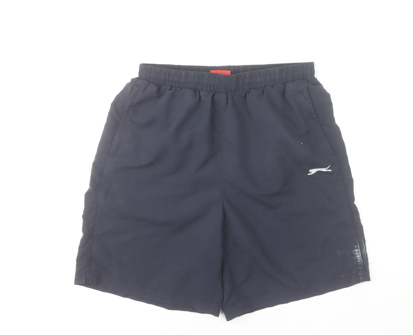 Slazenger Men's Black L Sports Shorts Elastic Waist Quick Dry