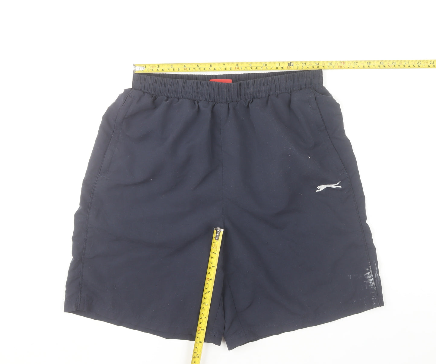 Slazenger Men's Black L Sports Shorts Elastic Waist Quick Dry