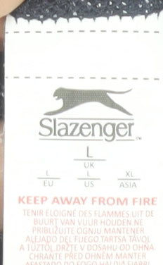 Slazenger Men's Black L Sports Shorts Elastic Waist Quick Dry