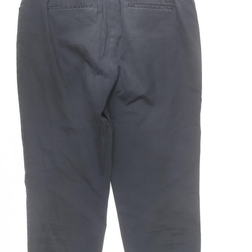 Brax Feel Good Women's Black Chino Trousers Size 16R Cotton Blend