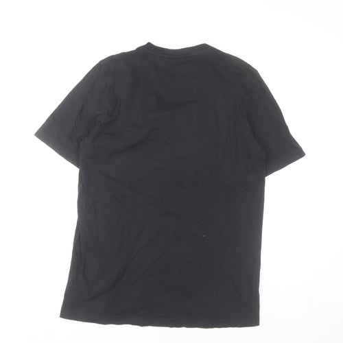 Adidas Originals Men's Black Cotton Graphic T-Shirt M