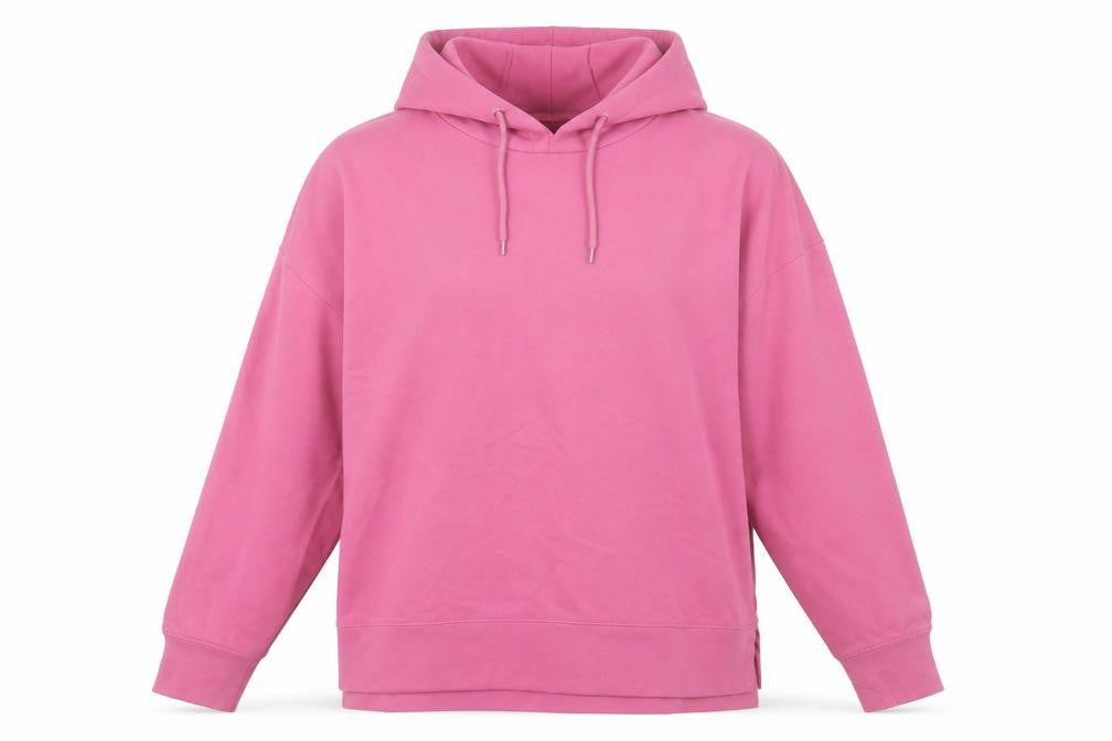 Front view of St. Bernard for Dunnes Stores Women Pink Pullover Hoodie Medium