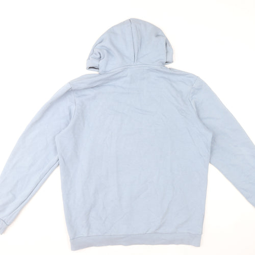 Jack & Jones Men's Blue Logo Pullover Hoodie Size L