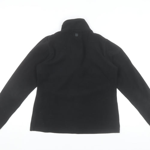 Mountain Warehouse Boys Black Fleece 1/4 Zip Pullover Sweatshirt Size S