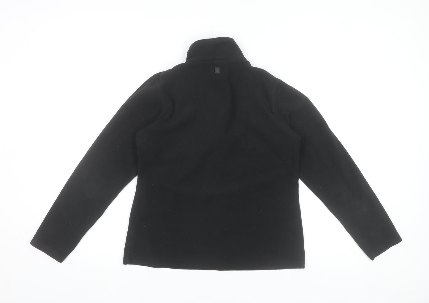 Mountain Warehouse Boys Black Fleece 1/4 Zip Pullover Sweatshirt Size S