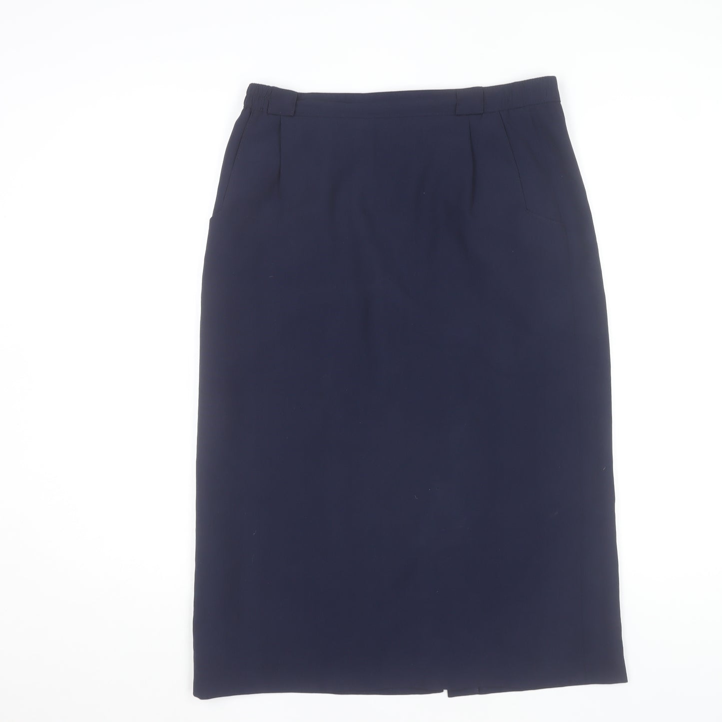 Lavalo Trevi Women's Blue Midi Pencil Skirt Size 12 Workwear