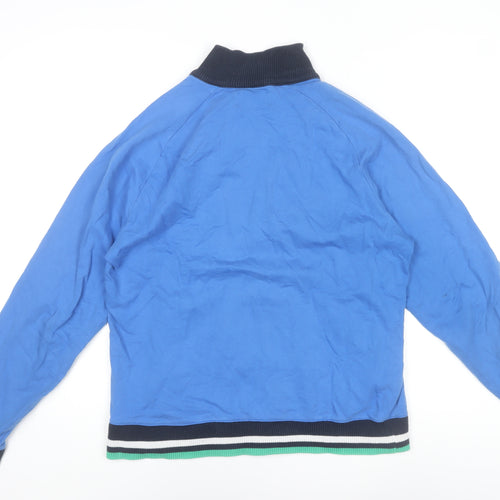 Original Penguin Men's Blue Full Zip Cotton Sweatshirt L