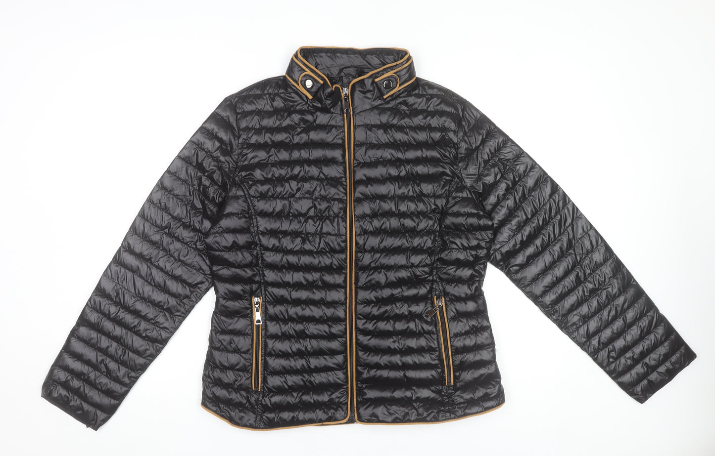 VV Collection Women's Black 2XL Puffer Jacket Lightweight Winter Coat