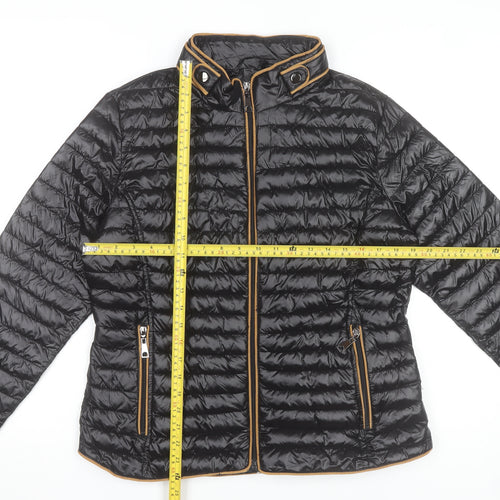 VV Collection Women's Black 2XL Puffer Jacket Lightweight Winter Coat