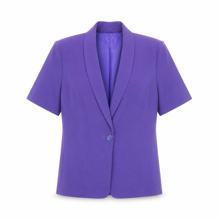 Debenhams Classics Women's Purple Short Sleeve Blazer Size 14