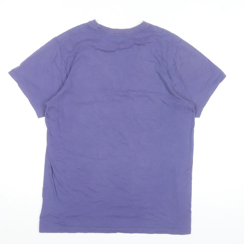 Vans Men's Purple Pocket T-Shirt Size M Cotton Casual