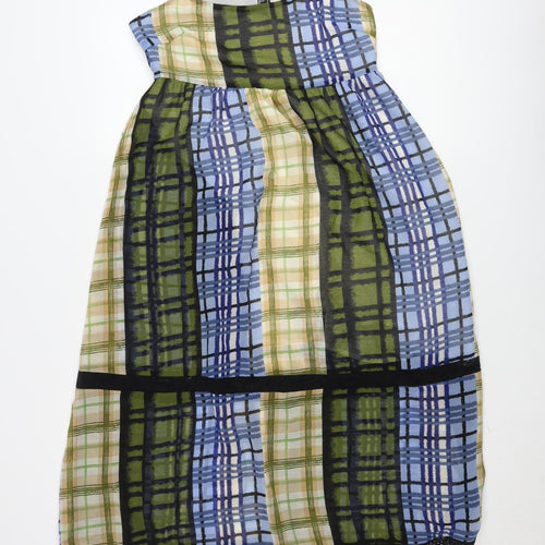 Forever 21 Women's Multicoloured Check Slip Dress Size S