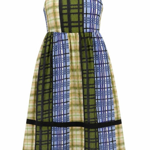 Forever 21 Women's Multicoloured Check Slip Dress Size S
