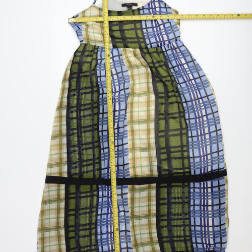 Forever 21 Women's Multicoloured Check Slip Dress Size S