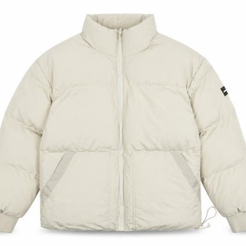 GOODFORNOTHING Women Beige Puffer Jacket M Regular Fit Winter Coat