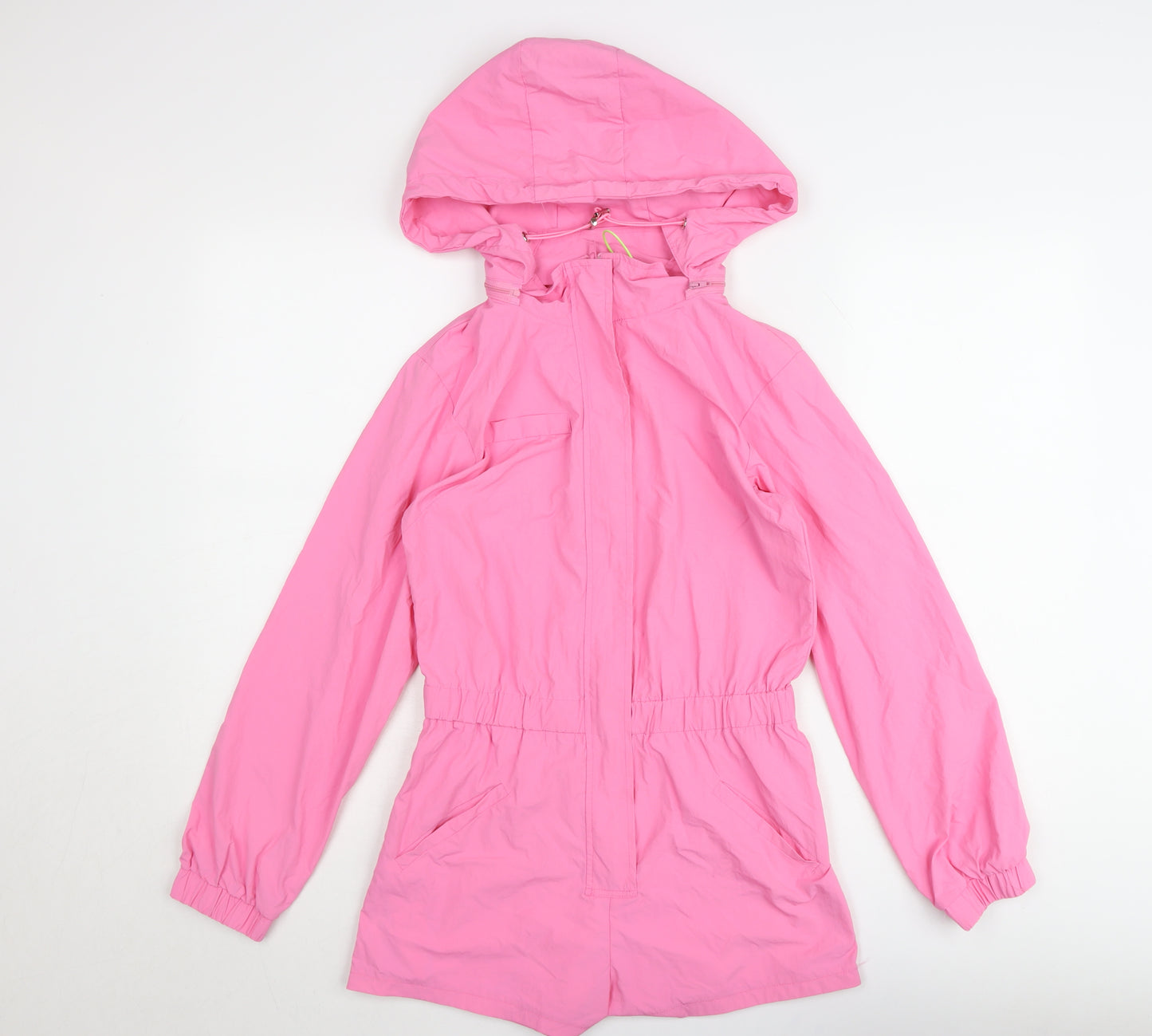 Elsie & Fred Women's Pink XS Hooded Anorak Jacket Lightweight