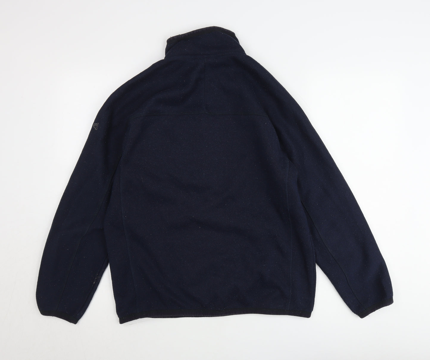 Craghoppers Men's Blue Fleece 1/4 Zip Pullover Sweatshirt Size L