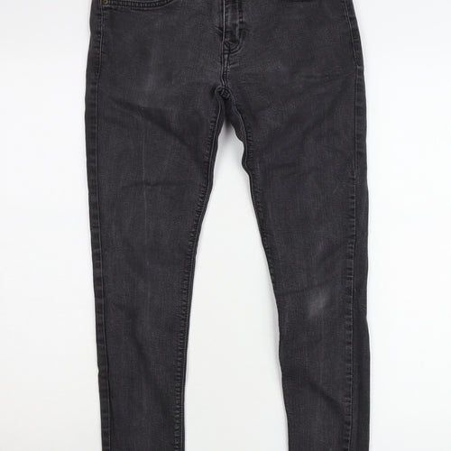 Paul Galvin Women's Black Skinny Jeans Size 14 Regular Fit 30in
