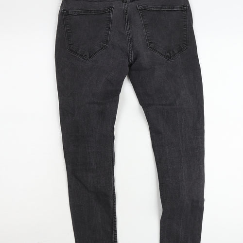 Paul Galvin Women's Black Skinny Jeans Size 14 Regular Fit 30in