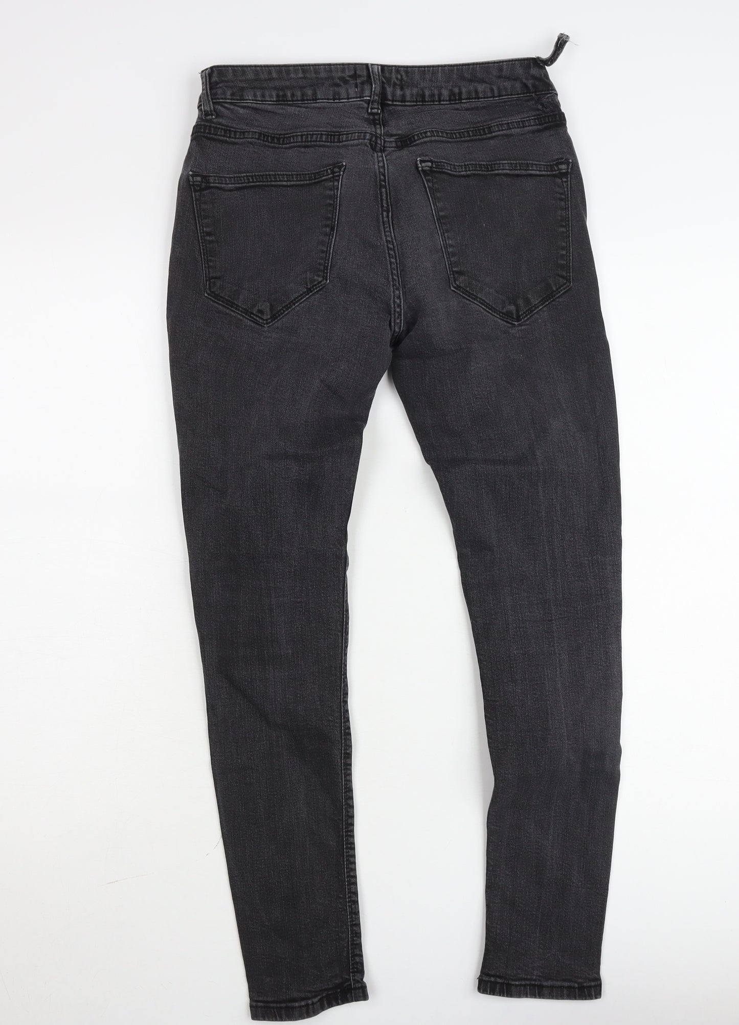 Paul Galvin Women's Black Skinny Jeans Size 14 Regular Fit 30in