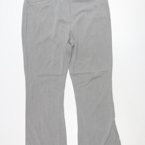 Marks and Spencer Women’s Grey Trousers Size 16 Long Straight Leg
