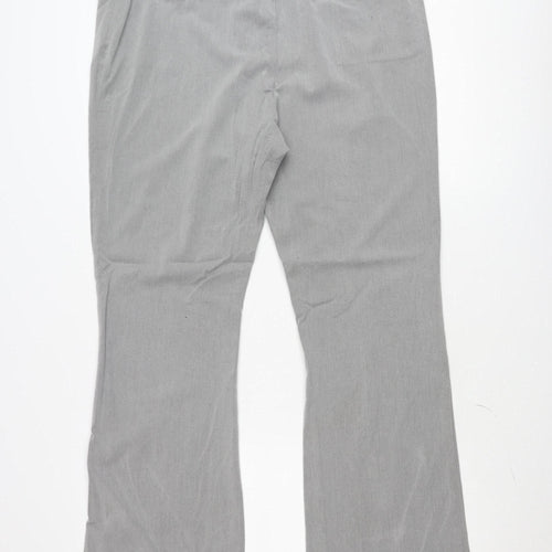 Marks and Spencer Women’s Grey Trousers Size 16 Long Straight Leg