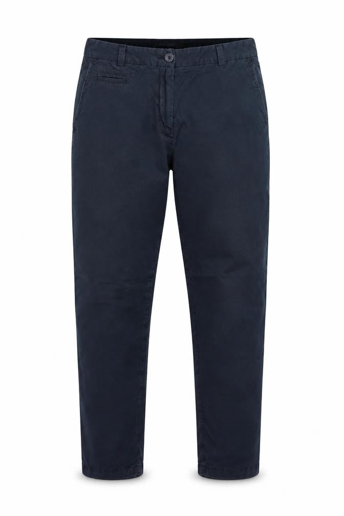 Front view of Marks & Spencer Men's Blue Regular Fit Chino Trousers, size 12