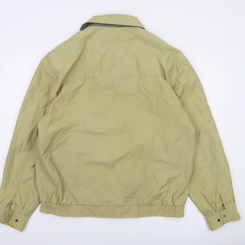 Lettfield Men's Beige Bomber Jacket Size 50 Regular Cotton Nylon