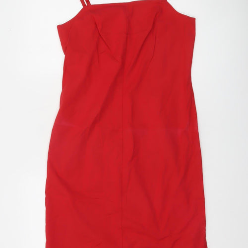 United Colors of Benetton Women's Red Bodycon Dress L