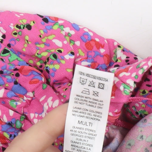 Dunnes Stores Women’s Multicoloured Floral A-Line Short Skirt Size S