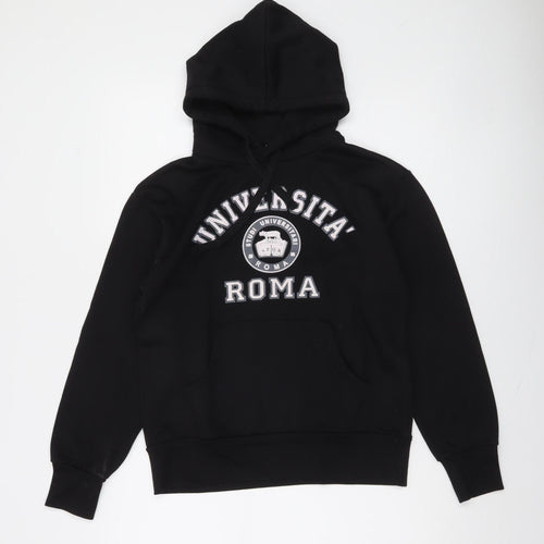 Accessori & Co Black Universita Roma Pullover Hoodie Women S