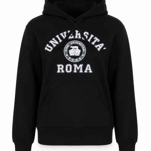 Accessori & Co Black Universita Roma Pullover Hoodie Women S