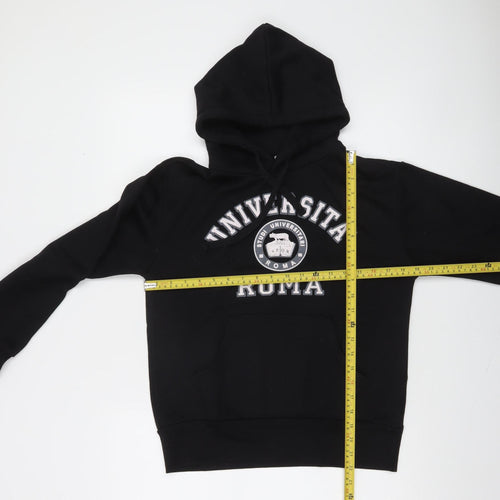 Accessori & Co Black Universita Roma Pullover Hoodie Women S
