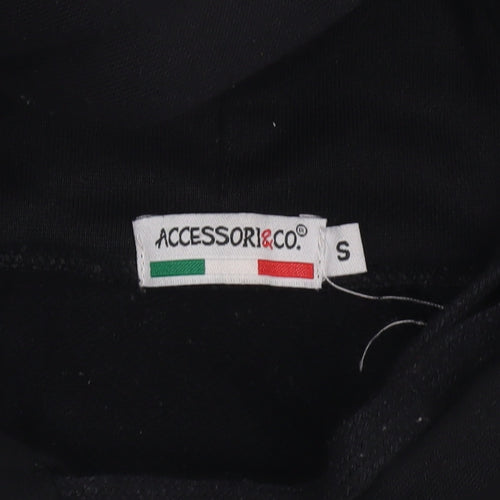 Accessori & Co Black Universita Roma Pullover Hoodie Women S