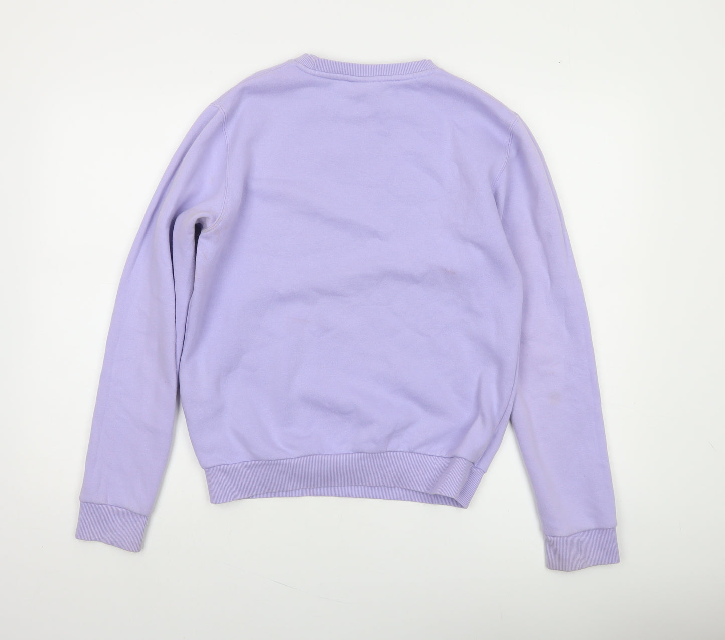 Ellesse Women's Purple Crew Neck Pullover Sweatshirt UK 8