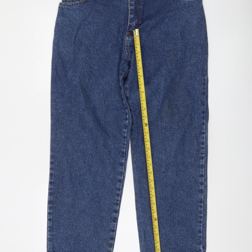 Stag Men's Blue Straight 100% Cotton Jeans Size 36x29 Heavy Duty Denim