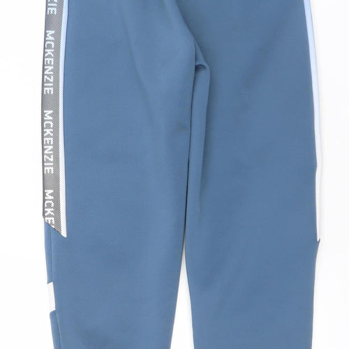 McKenzie Boys Blue 10-12 Years Jogger Trousers with Side Stripe