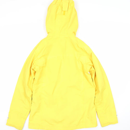 Gelert Girls Yellow Waterproof Hooded Rain Coat 9-10 Years