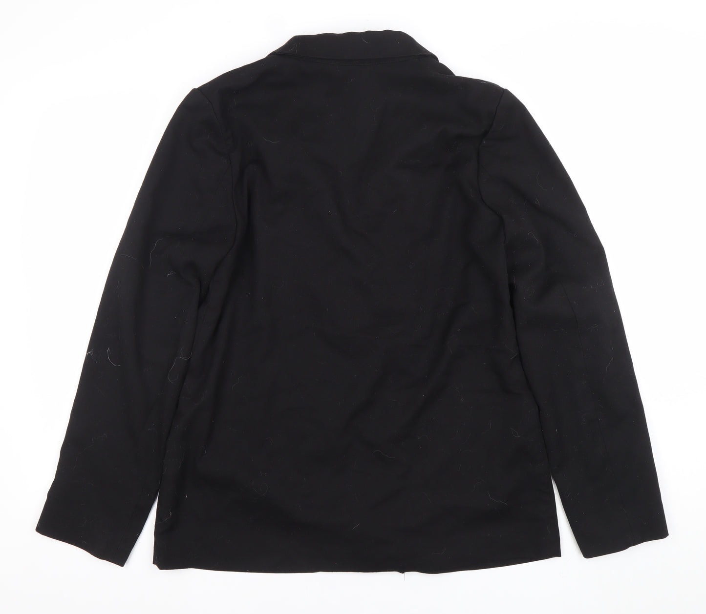 H&M Divided Women's Black Single-Breasted Blazer Size 12