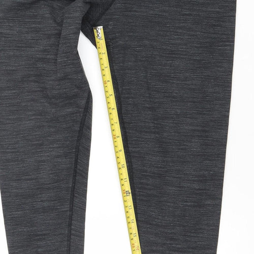 Reebok Women's Black L Leggings | Stretch Activewear Trousers