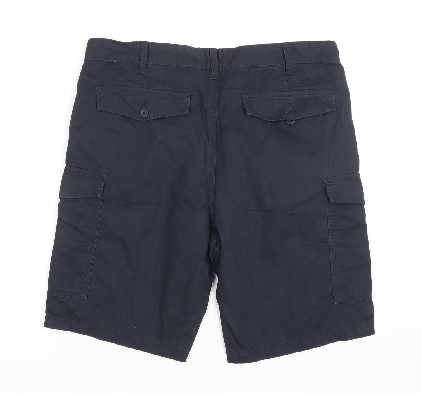 Mountain Warehouse Men's Navy Cargo Shorts Size 34 Cotton Casual
