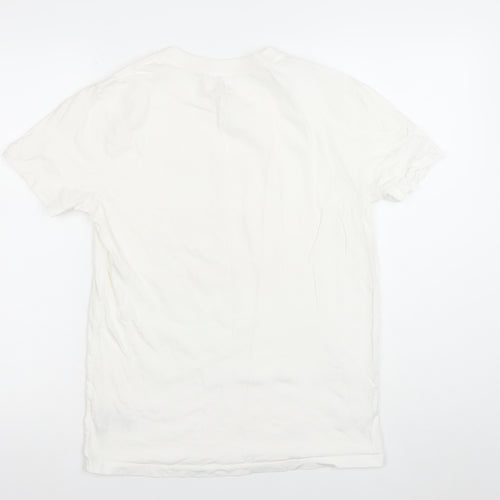GAP Women's White Classic T-Shirt XS Short Sleeve Cotton Casual