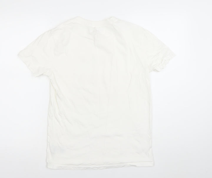 GAP Women's White Classic T-Shirt XS Short Sleeve Cotton Casual