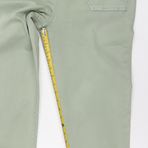 Marks and Spencer Women's Green Tapered Jeans Size 10