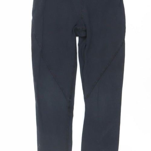 Nike Girls Black Ankle Leggings Size 8-9 Years Activewear