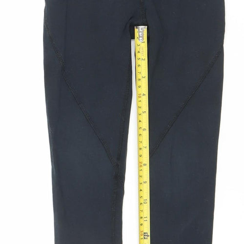 Nike Girls Black Ankle Leggings Size 8-9 Years Activewear